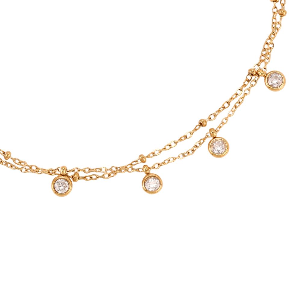 Náramek na nohu Moonlight Drip Anklet