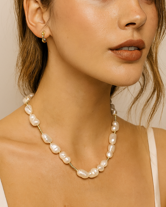 Náhrdelník se sladkovodními perlami Pearl rebel