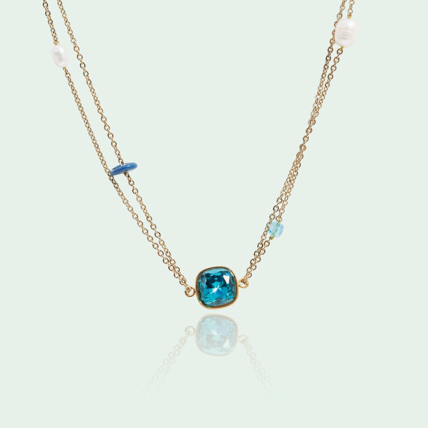 Náhrdelník s tyrkysem – Capri Blue