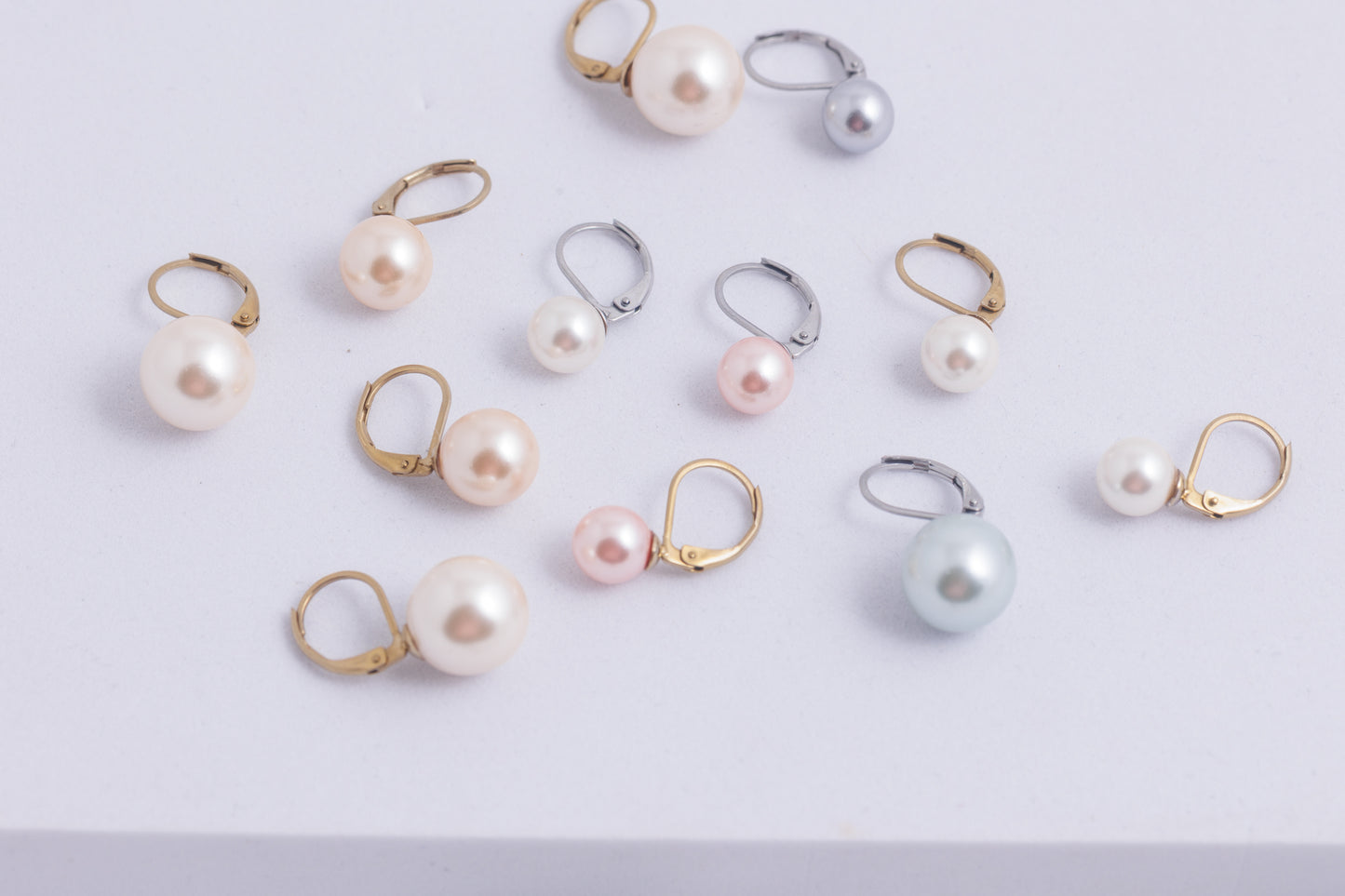 Náušnice s pelou Preciosa 8mm