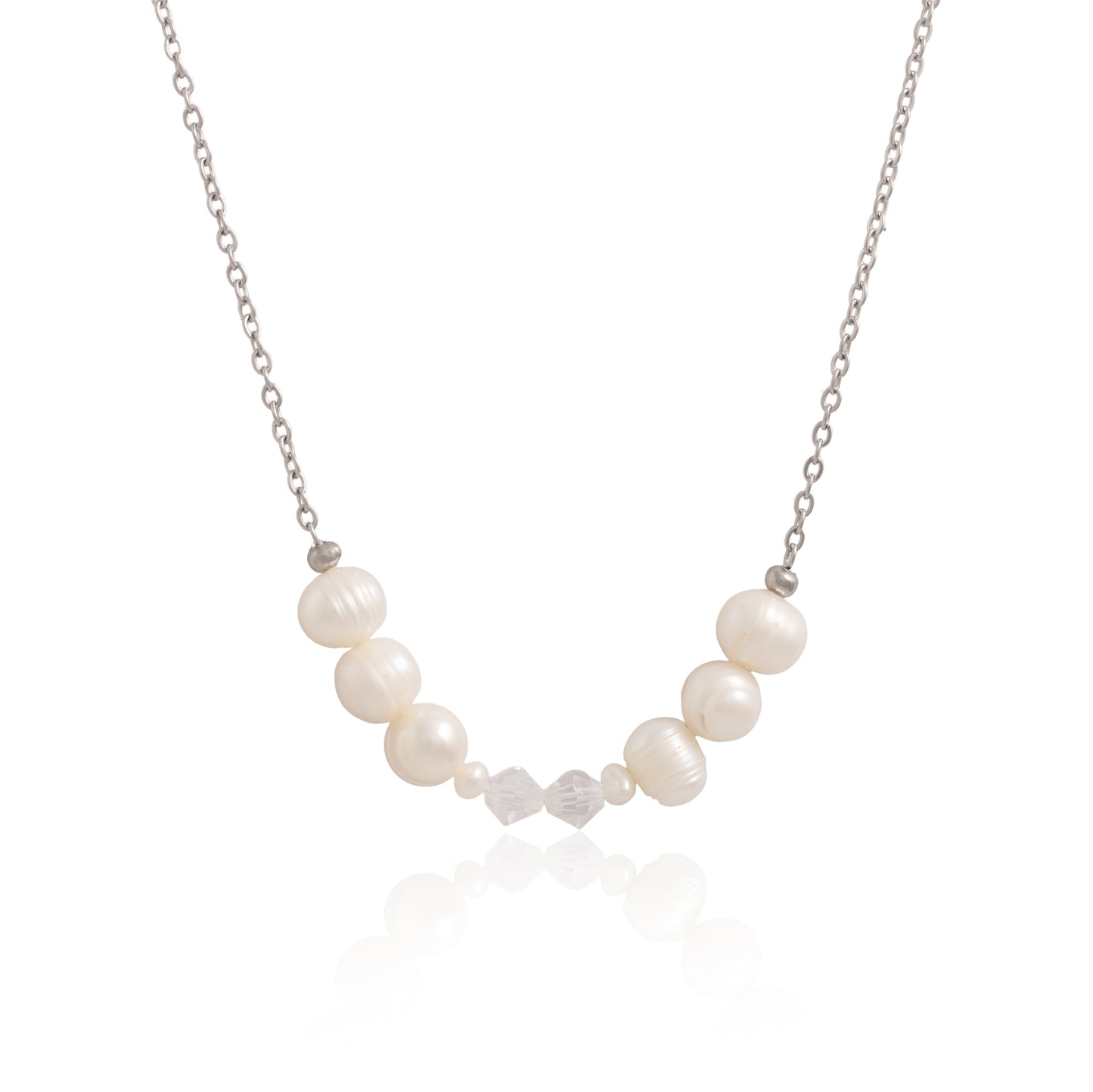 Náhrdelník čistá elegance z pravých říčních perel