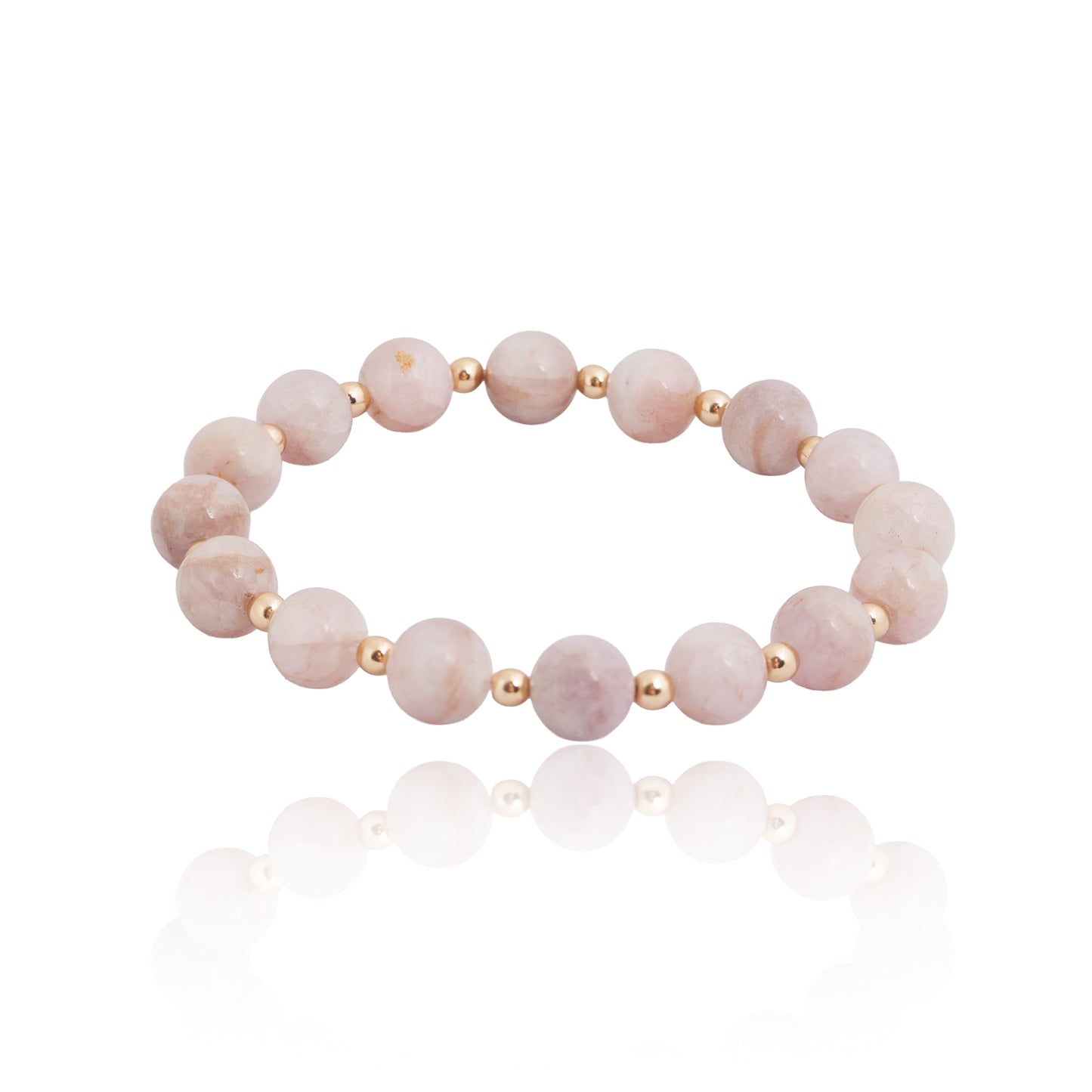 Náramek harmonie - kunzit a hematit