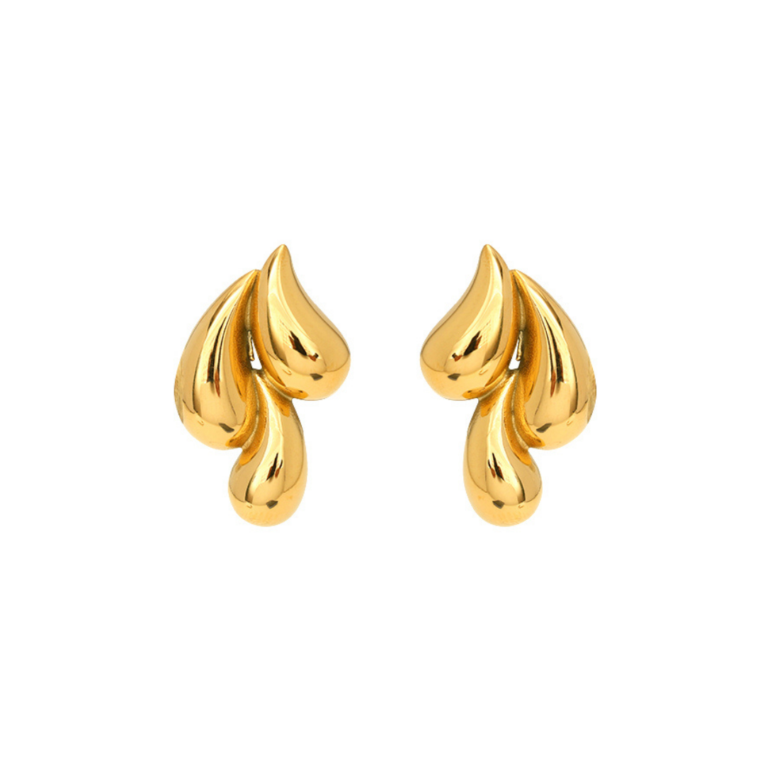 Náušnice Jedinečná, pozlacené