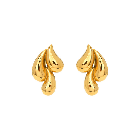 Náušnice Jedinečná, pozlacené