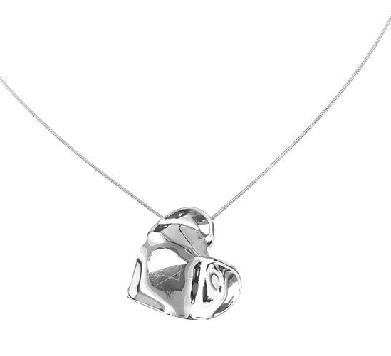 Dlouhý náhrdelník srdce