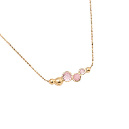 Náhrdelník pink bubbles