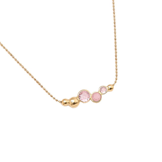 Náhrdelník pink bubbles