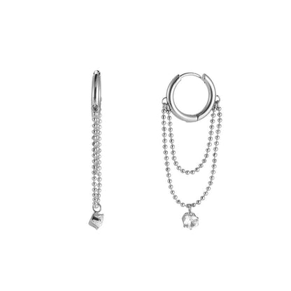 Pozlacené náušnice Golden Drama