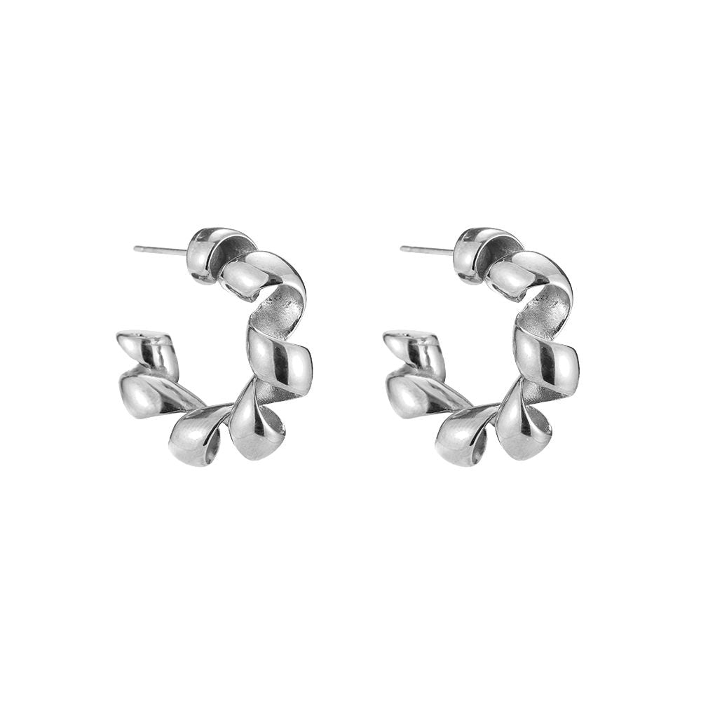 Náušnice kroucené kruhy - twist of light