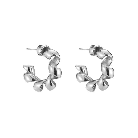 Náušnice kroucené kruhy - twist of light