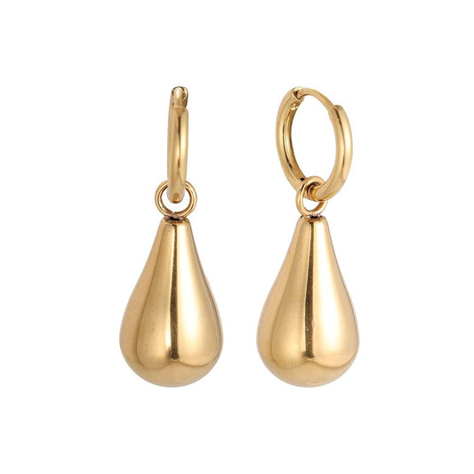 Náušnice pozlacené kapky