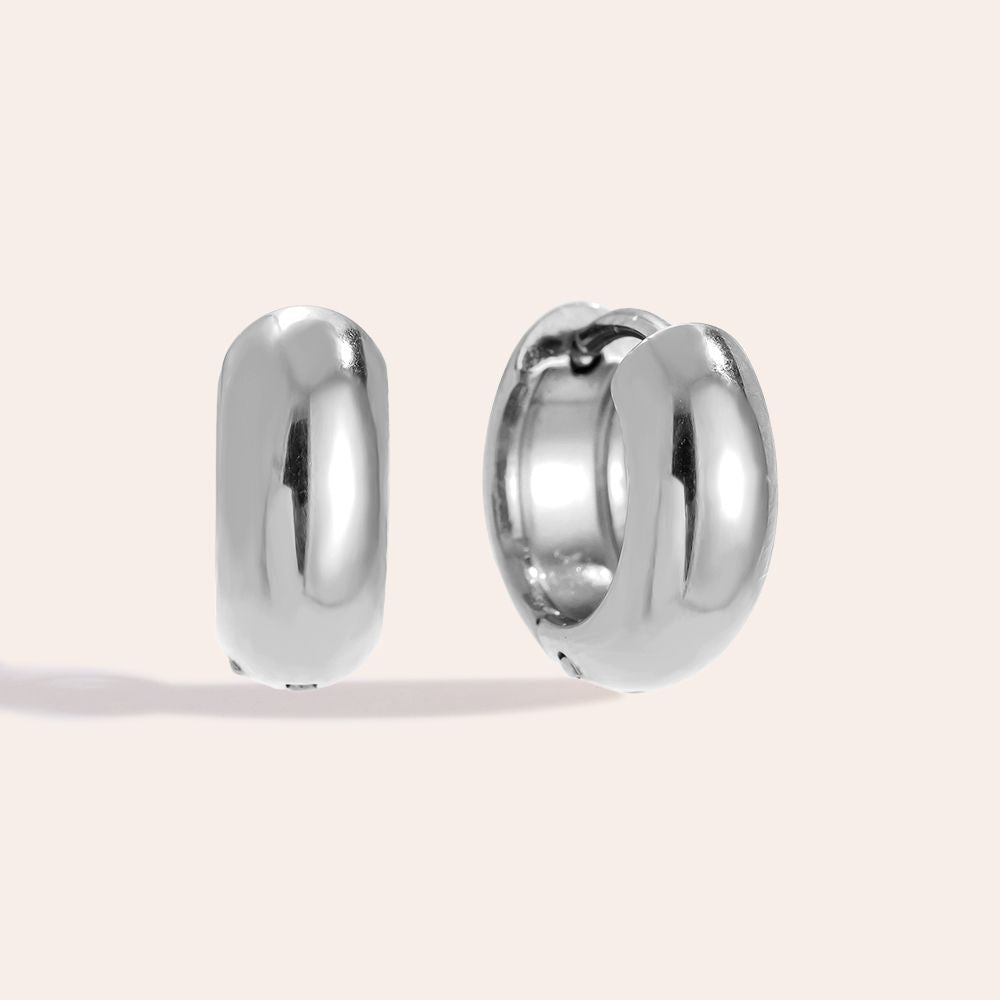 Kroužkové náušnice Tiny Bold 12mm