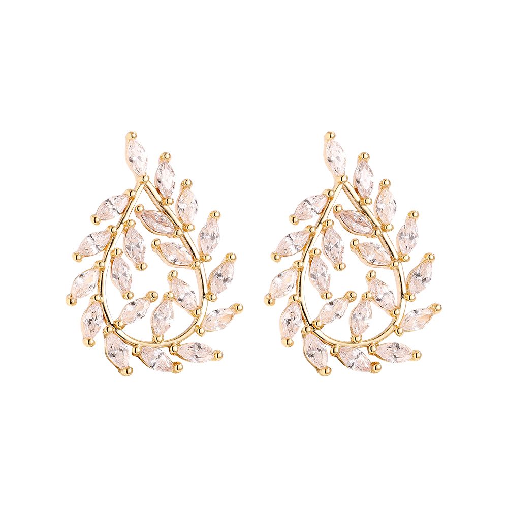 Náušnice Golden Leaves drops