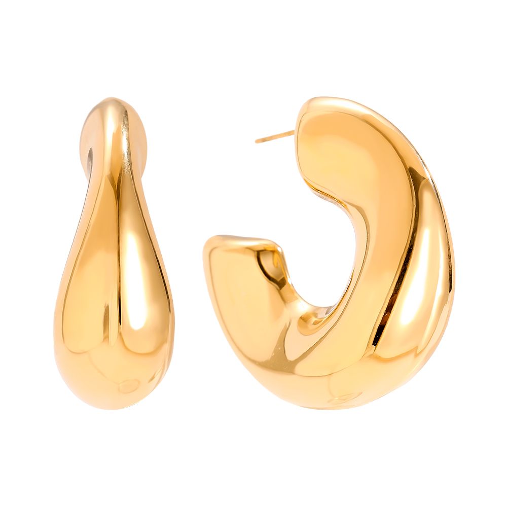 Výrazné náušnice Wave Glow