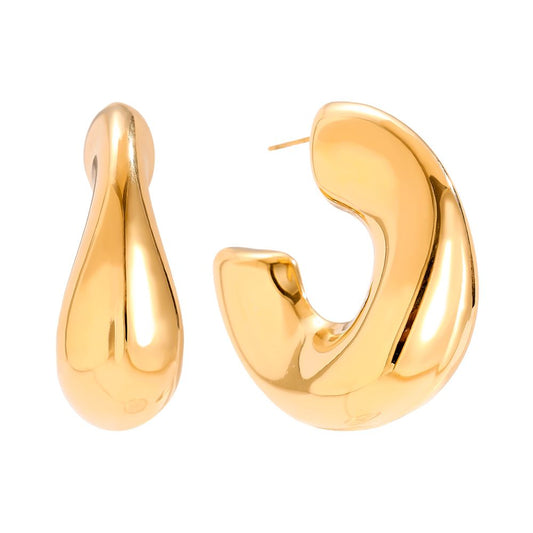 Výrazné náušnice Wave Glow