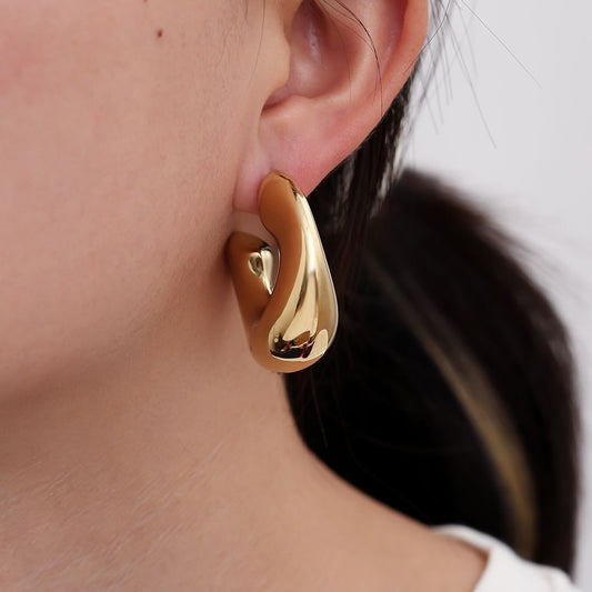 Výrazné náušnice Wave Glow