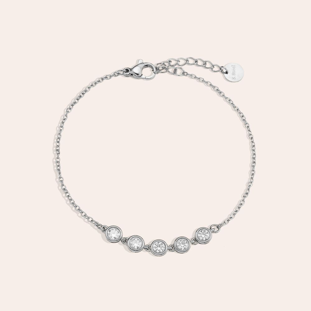 Náramek Glow line s diamantovým leskem