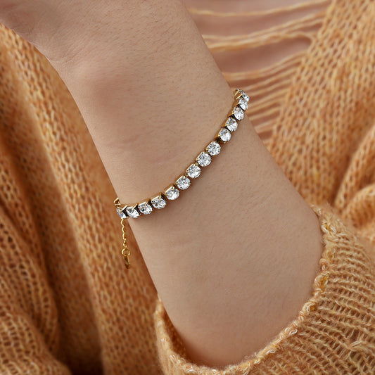 Náramek Diamond Mood s 5mm crystaly