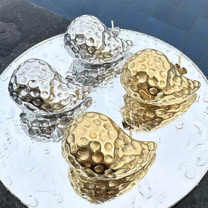 Náušnice kapky pozlacené