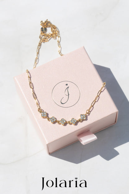 Náhrdelník s kytičkami Glimmer chain