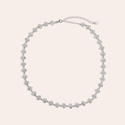 Náhrdelník s třpytivými čtyřlístky Ice Ice baby