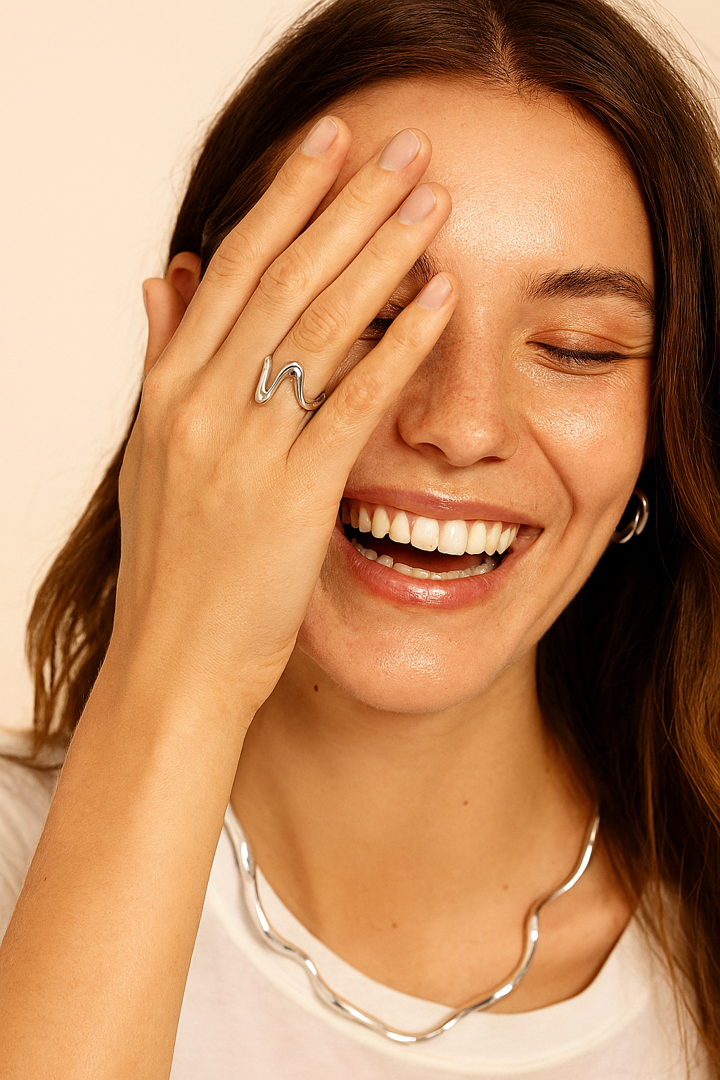 Prsten s vlnkou ride the wave, nastavitelný