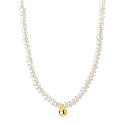 Perly s koulema, pozlacený