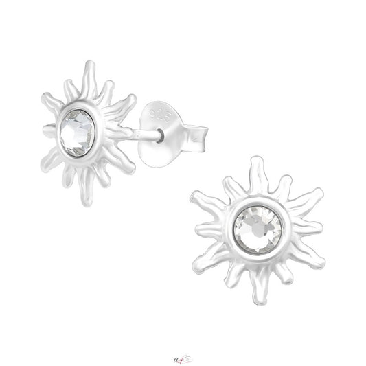 Stříbrné náušnice Sluníčka - Sunlight spark