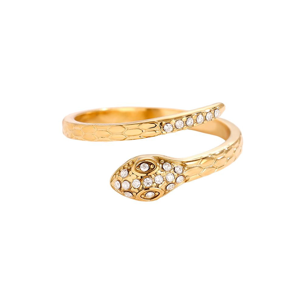 Prsten Serpent Ring – nastavitelný hadí prsten z chirurgické oceli