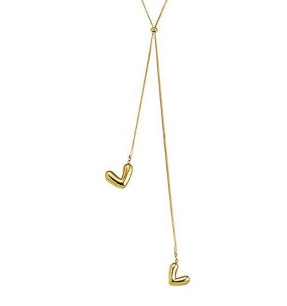 Náhrdelník se srdíčky Heartline