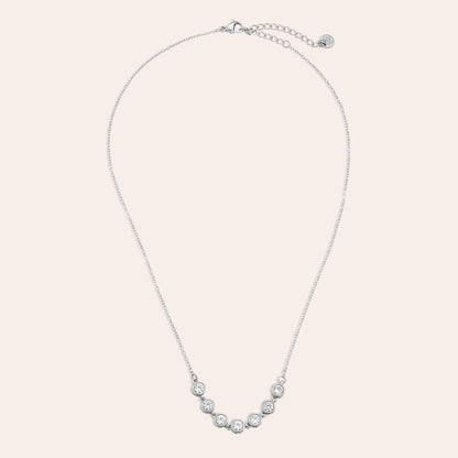 Náhrdelník s kulatými krystaly Glow line