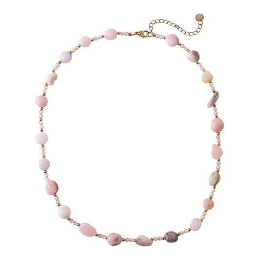 Náhrdelník růžový opál