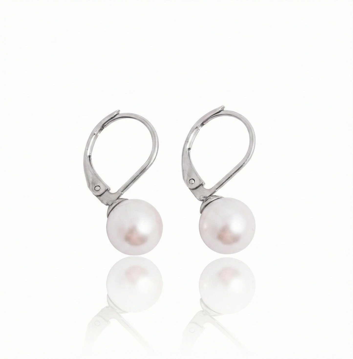 Náušnice s pelou Preciosa 8mm