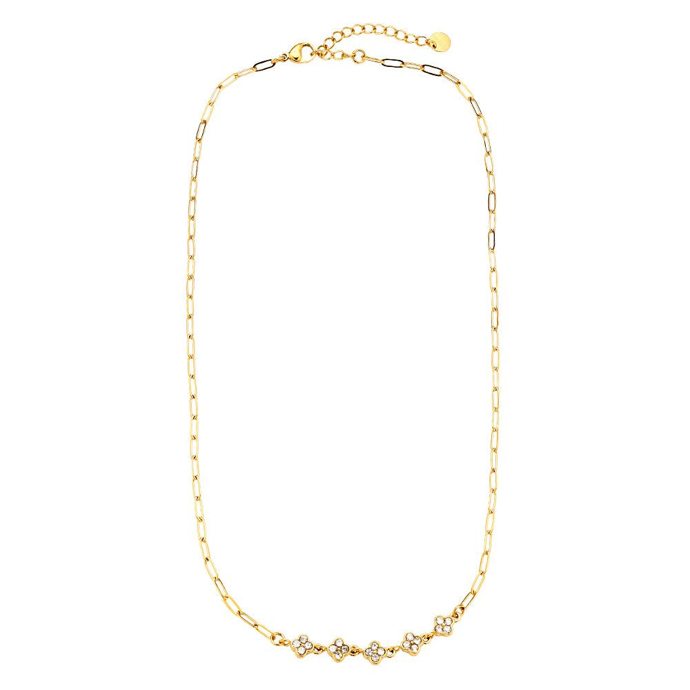 Náhrdelník s kytičkami Glimmer chain