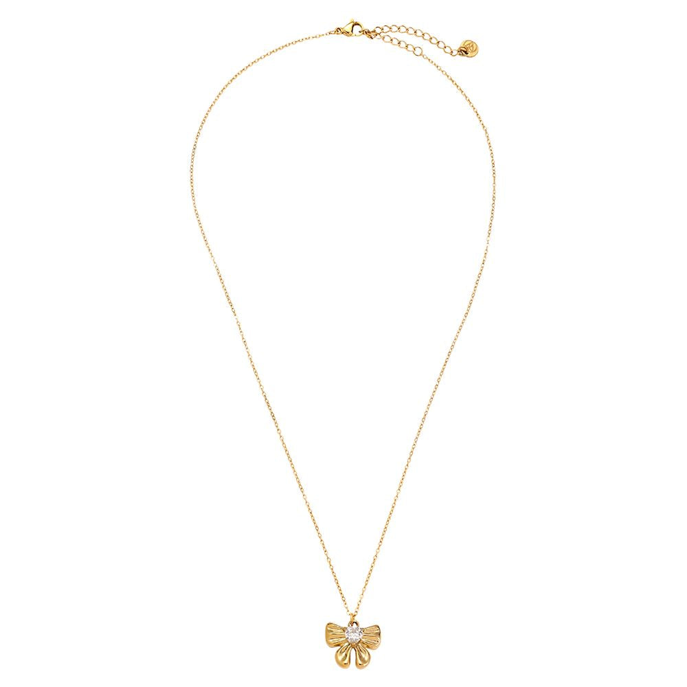 Náhrdelník mašlička s krystalem