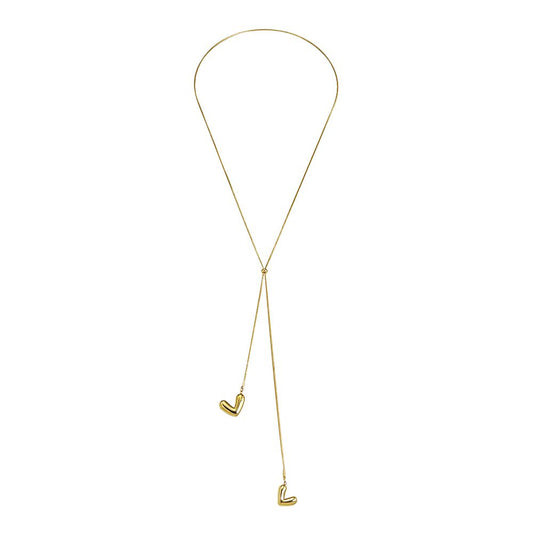 Náhrdelník se srdíčky Heartline