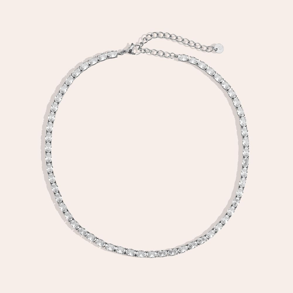 Náhrdelník s oválnými krystaly Diamonds please!