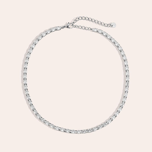 Náhrdelník s oválnými krystaly Diamonds please!