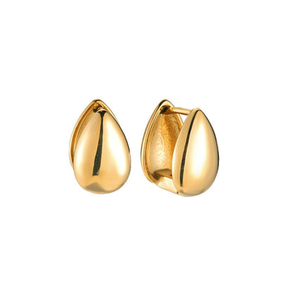 Náušnice kapky 15, pozlacené