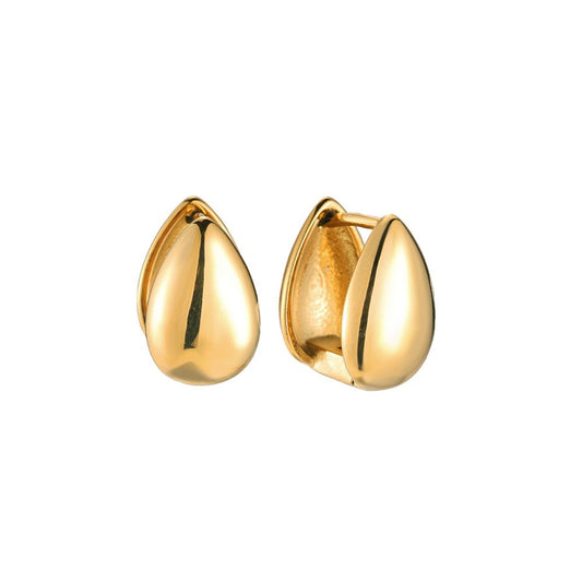Náušnice kapky 15, pozlacené