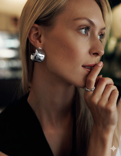 Náušnice chunky hoops 24mm