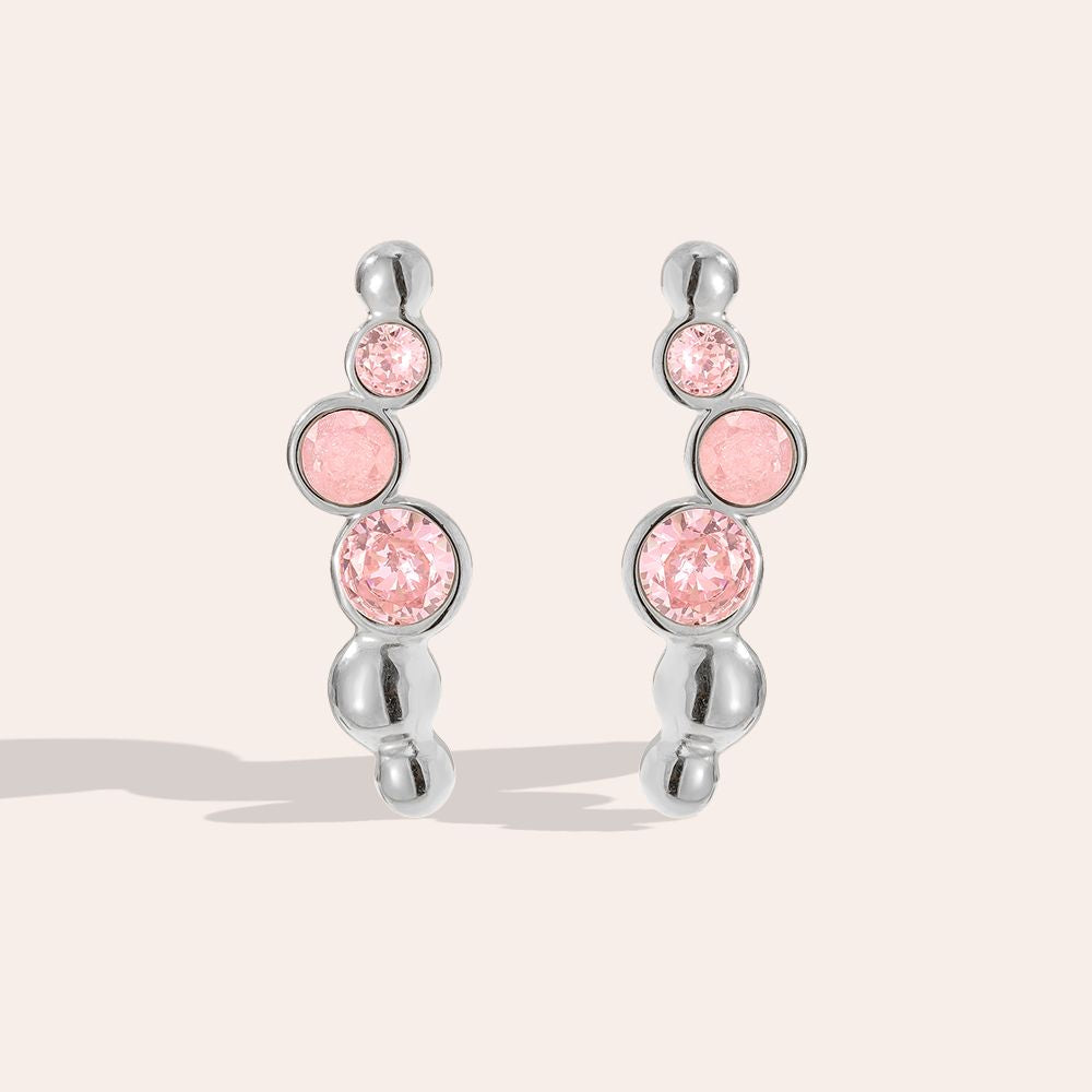 Náušnice pink bubbles