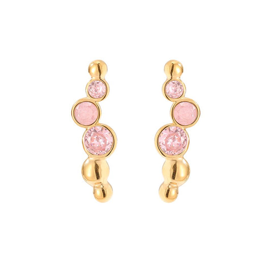 Náušnice pink bubbles
