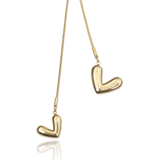 Náhrdelník se srdíčky Heartline