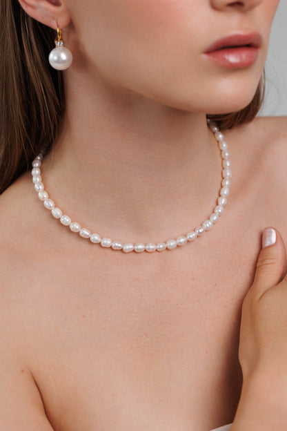 Náhrdelník Pure pearl s říčními perlami