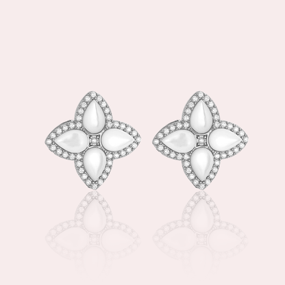 Náušnice Moonflower Pearl Studs