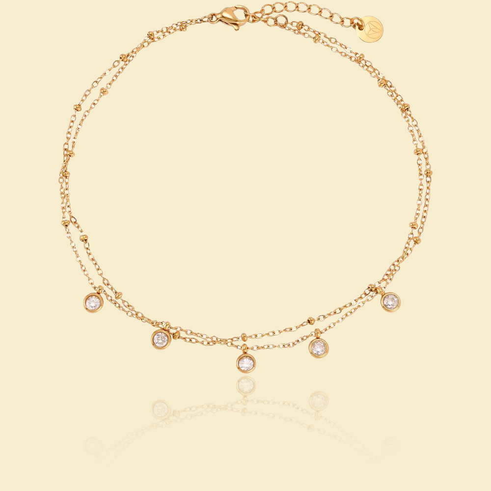 Náramek na nohu Moonlight Drip Anklet