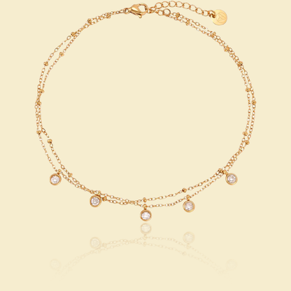 Náramek na nohu Moonlight Drip Anklet