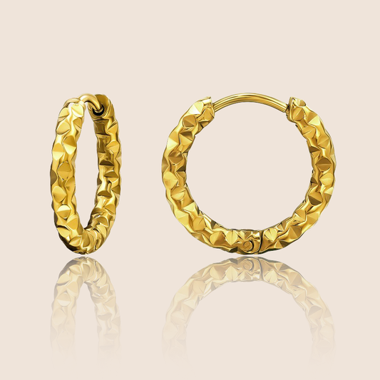 Náušnice kroužky Disco crush hoops