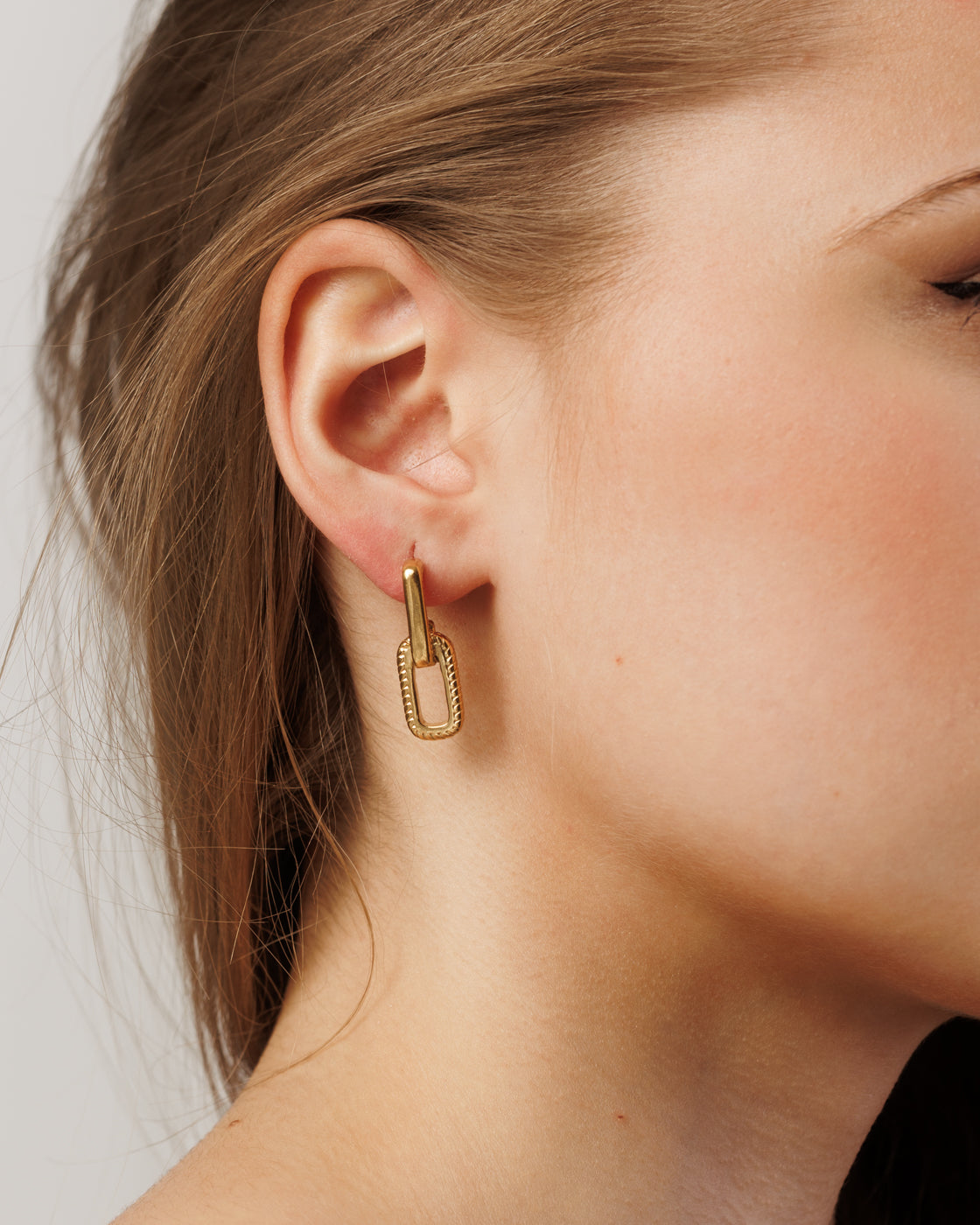 Náušnice Verra, pozlacené